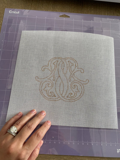 How-To: Using a Cricut to make a Needlepoint Canvas