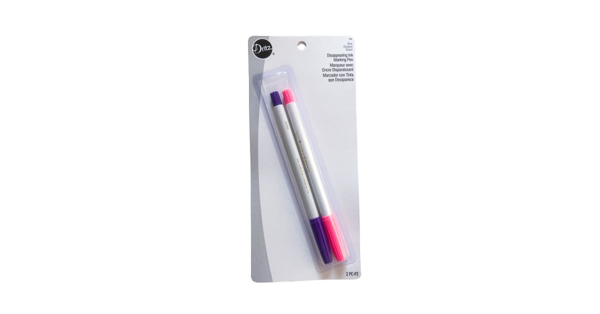 Disappearing Ink Marking Pens, 2 Pack
