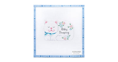 Baby Sleeping Kitten - Penny Linn Designs - CBK Needlepoint Collections