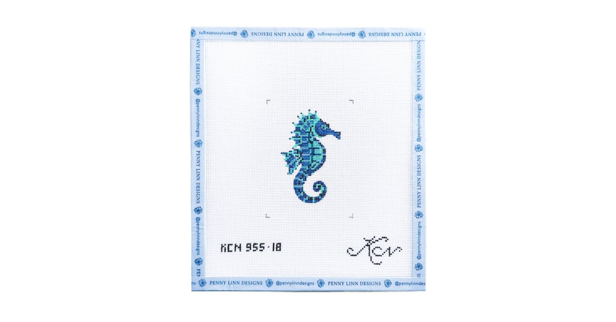 Cerulean Seahorse - Penny Linn Designs - The Colonial Needle