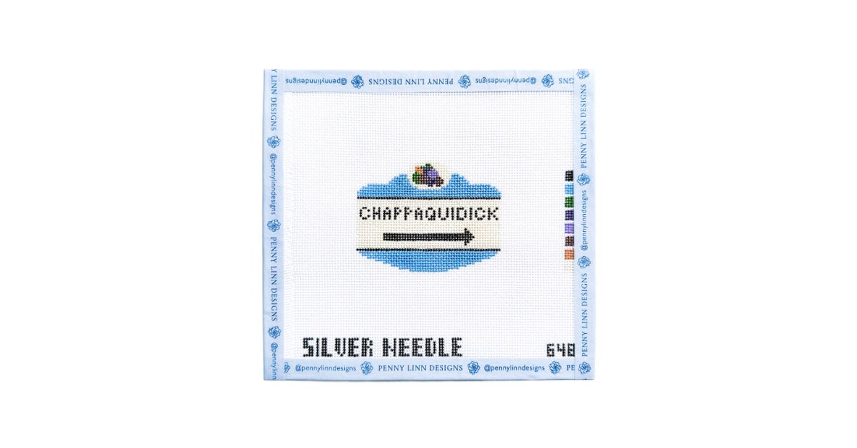 Chappaquiddick Sign Ornament - Penny Linn Designs - The Colonial Needle