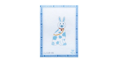 Chinoiserie Bunny - Penny Linn Designs - SLS Needlepoint