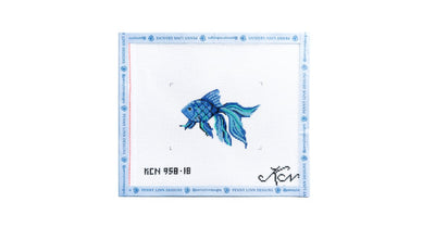 Cobolt Blue Betta Fish - Penny Linn Designs - The Colonial Needle