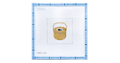 Nantucket Basket with Whale - Penny Linn Designs - CBK Needlepoint Collections