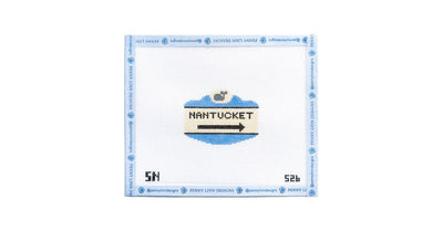 Nantucket Sign Ornament - Penny Linn Designs - The Colonial Needle