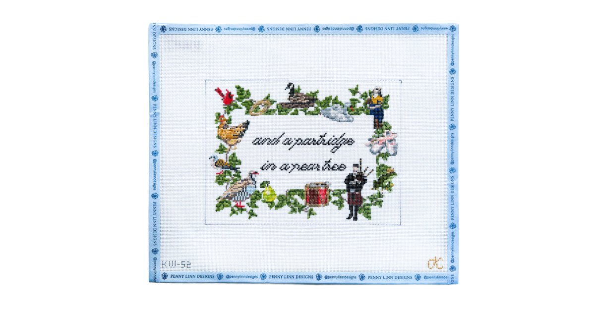 Partridge in a Pear Tree Sign - Penny Linn Designs - The Gingham Stitchery