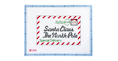 Small Santa Letter - Penny Linn Designs - Rachel Donley Needlepoint Designs