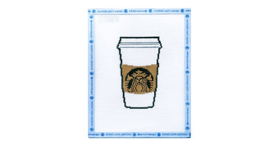 STARBUCKS COFFEE CUP - Penny Linn Designs - Elm Tree Needlepoint Designs