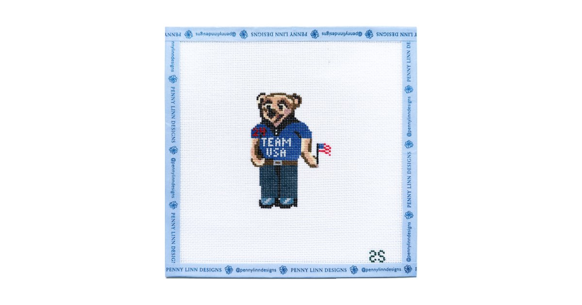 Team USA Bear - Penny Linn Designs - Spruce Street Studio