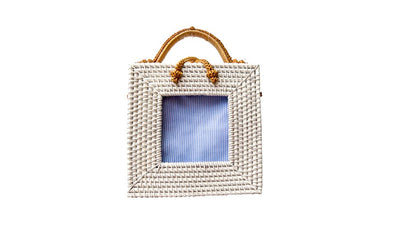 4x4 Square Wicker Bag - Penny Linn Designs - Penny Linn Designs