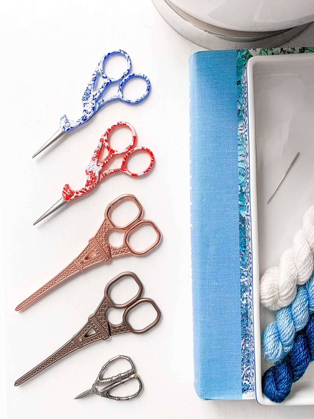Crane Embroidery Scissors (large) – Penny Linn Designs