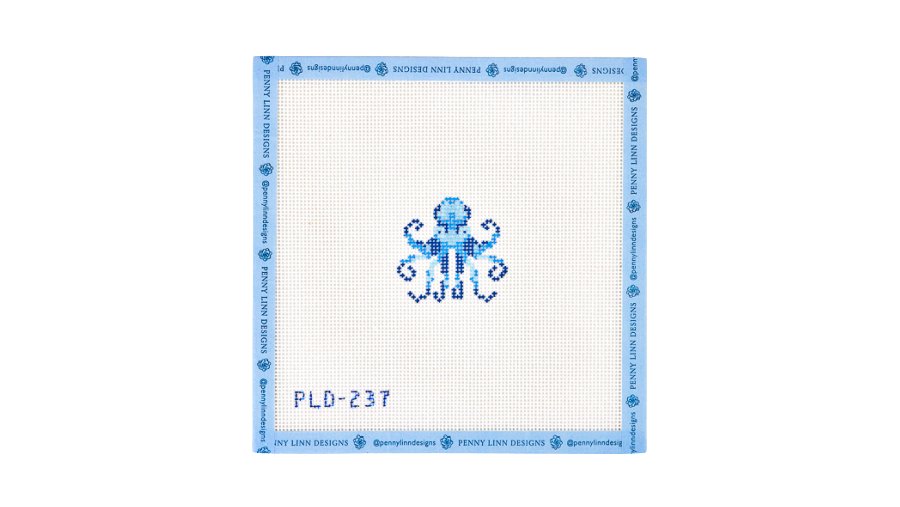Blue Octopus - Penny Linn Designs - Penny Linn Designs