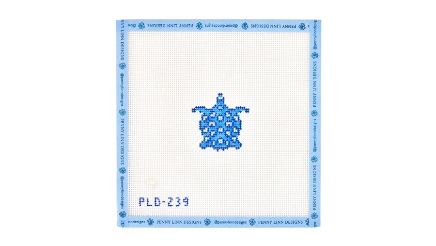 Blue Sea Turtle - Penny Linn Designs - Penny Linn Designs