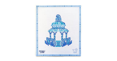 BLUE SHELLS PAGODA - Penny Linn Designs - Grey Hall Design