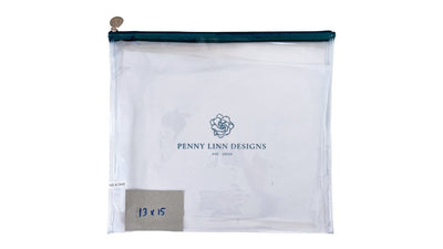 Clear Needlepoint Project Bag - Penny Linn Designs - Penny Linn Designs