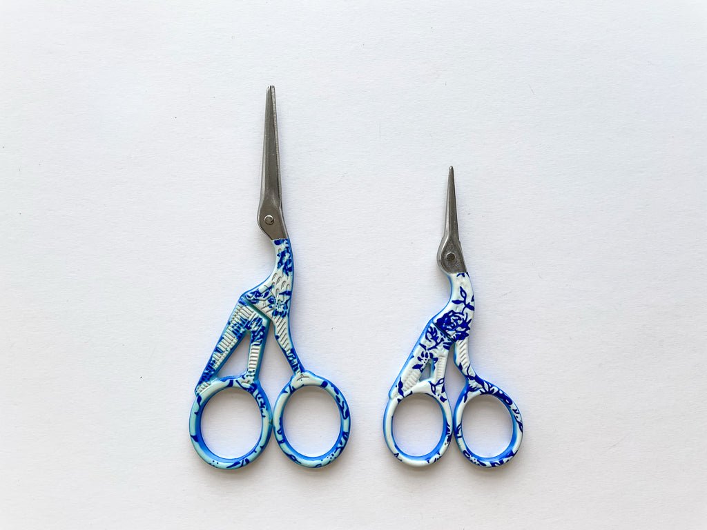 Fugacal Crane-Shaped Scissors, Embroidery Scissors, Small Scissors For  Sewing Embroidery Eyebrow Shaping Tailor 