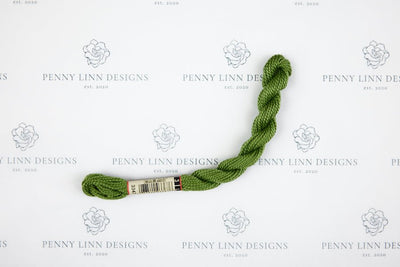 DMC 3 Pearl Cotton 3347 Yellow Green - Medium - Penny Linn Designs - DMC