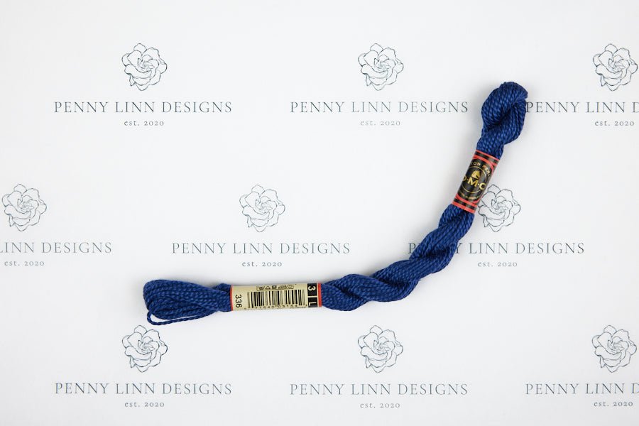 DMC 3 Pearl Cotton 336 Blue - Penny Linn Designs - DMC