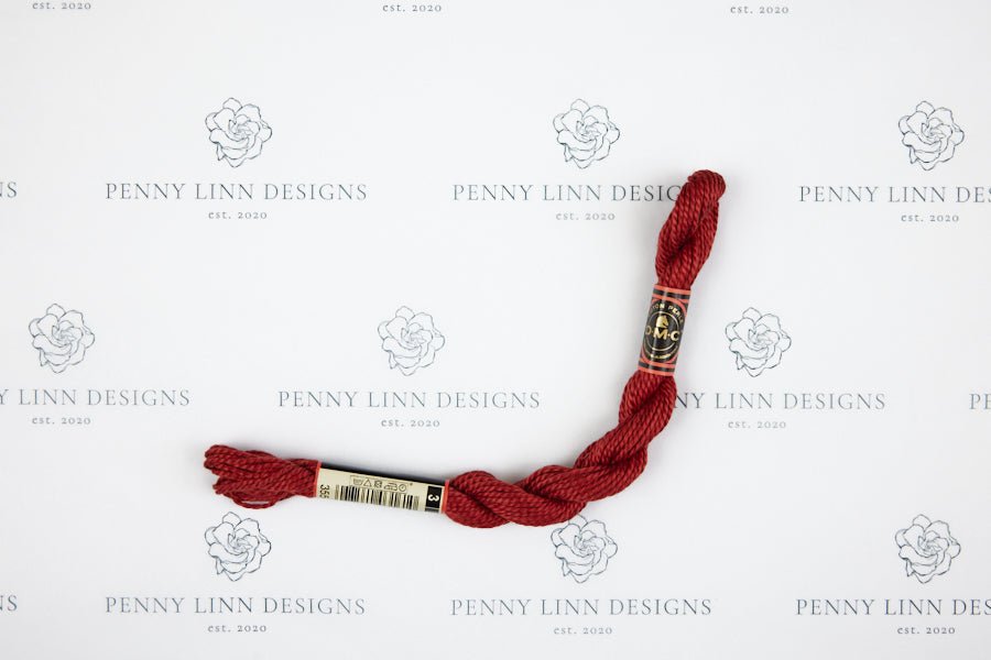 DMC 3 Pearl Cotton 355 Terra Cotta - Dark - Penny Linn Designs - DMC