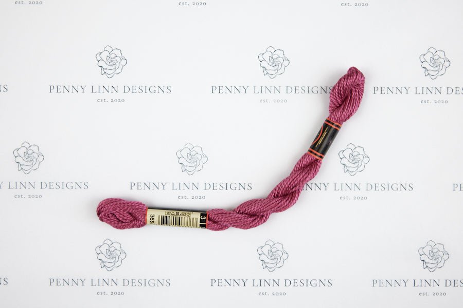 DMC 3 Pearl Cotton 3687 Mauve - Penny Linn Designs - DMC