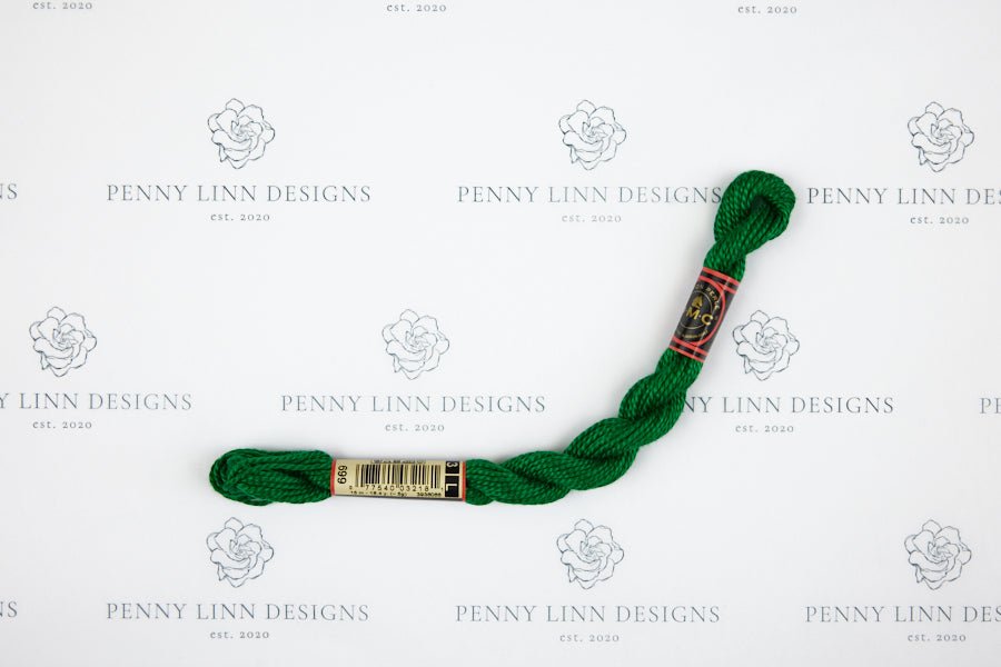 DMC 3 Pearl Cotton 699 Green - Penny Linn Designs - DMC