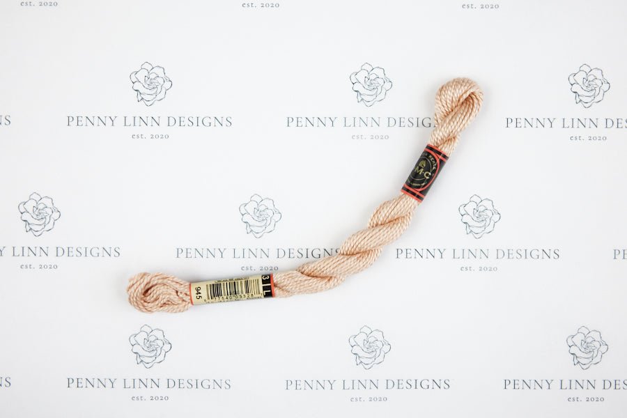 DMC 3 Pearl Cotton 945 Tawny - Penny Linn Designs - DMC