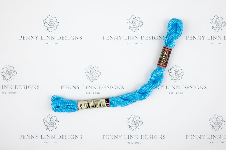 DMC 3 Pearl Cotton 996 Electric Blue - Medium - Penny Linn Designs - DMC