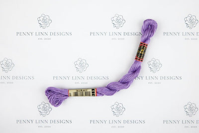 DMC 5 Pearl Cotton 209 Lavender - Dark - Penny Linn Designs - DMC