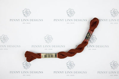 DMC 5 Pearl Cotton 300 Mahogany - Very Dark - Penny Linn Designs - DMC