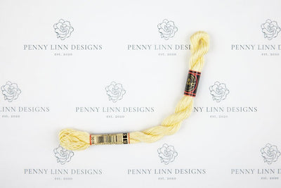 DMC 5 Pearl Cotton 3078 Golden Yellow - Very Light - Penny Linn Designs - DMC