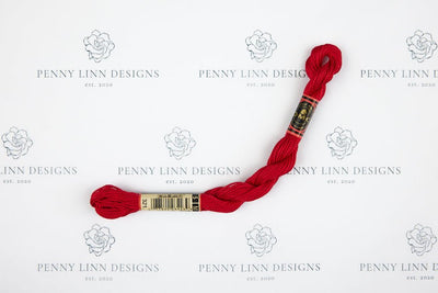 DMC 5 Pearl Cotton 321 Red - Penny Linn Designs - DMC