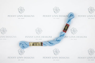DMC 5 Pearl Cotton 3325 Baby Blue - Light - Penny Linn Designs - DMC