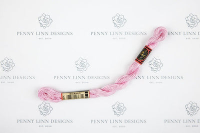 DMC 5 Pearl Cotton 3689 Mauve - Light - Penny Linn Designs - DMC