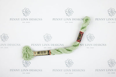 DMC 5 Pearl Cotton 369 Pistachio Green - Very Light - Penny Linn Designs - DMC