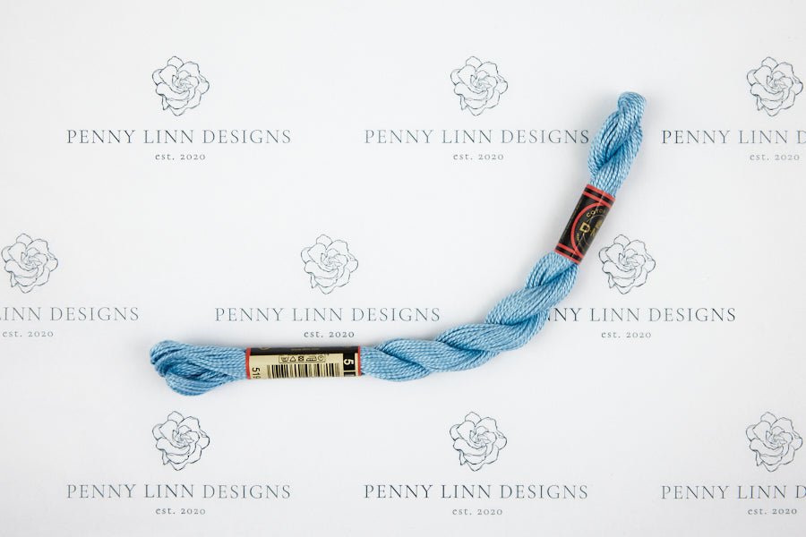 DMC 5 Pearl Cotton 519 Sky Blue - Penny Linn Designs - DMC