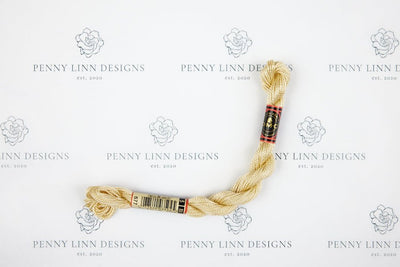 DMC 5 Pearl Cotton 677 Old Gold - Very Light - Penny Linn Designs - DMC
