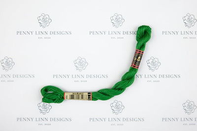 DMC 5 Pearl Cotton 701 Green - Light - Penny Linn Designs - DMC