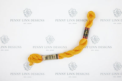 DMC 5 Pearl Cotton 742 Tangerine - Light - Penny Linn Designs - DMC