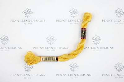 DMC 5 Pearl Cotton 743 Yellow - Medium - Penny Linn Designs - DMC