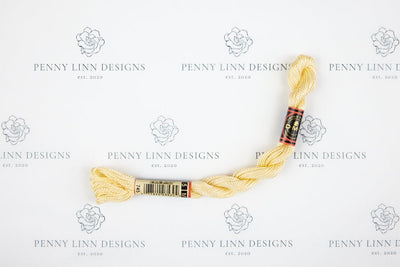 DMC 5 Pearl Cotton 745 Yellow - Light Pale - Penny Linn Designs - DMC