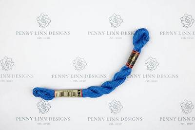 DMC 5 Pearl Cotton 798 Delft Blue - Dark - Penny Linn Designs - DMC