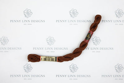 DMC 5 Pearl Cotton 801 Coffee Brown - Dark - Penny Linn Designs - DMC