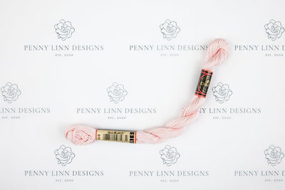 DMC 5 Pearl Cotton 818 Baby Pink - Penny Linn Designs - DMC