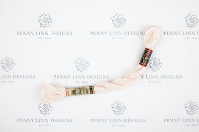 DMC 5 Pearl Cotton 819 Baby Pink - Light - Penny Linn Designs - DMC