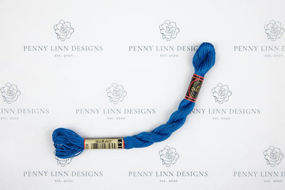 DMC 5 Pearl Cotton 825 Blue - Dark - Penny Linn Designs - DMC