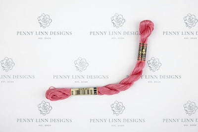 DMC 5 Pearl Cotton 899 Rose - Medium - Penny Linn Designs - DMC