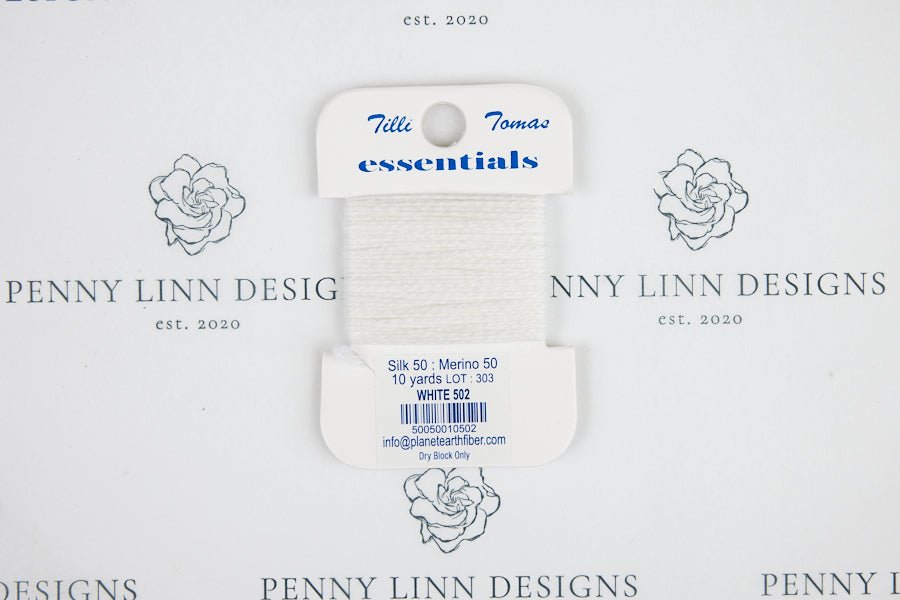 Essentials 502 White - Penny Linn Designs - Planet Earth Fibers