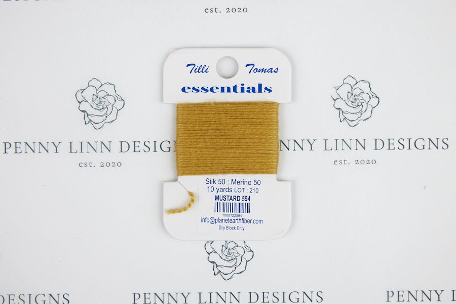 Essentials 594 Mustard - Penny Linn Designs - Planet Earth Fibers