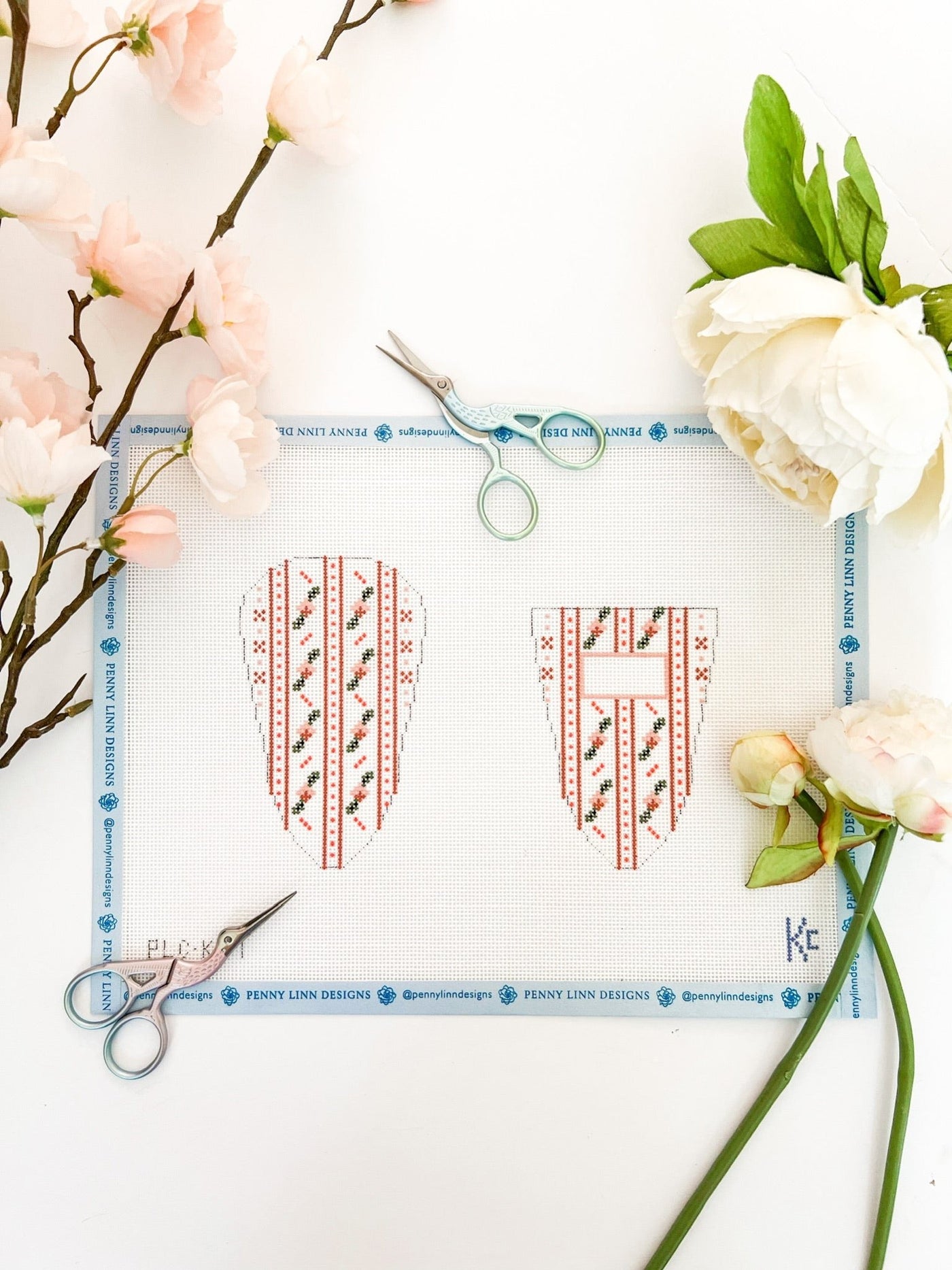 Floral Scissor Case - Penny Linn Designs - Kyra Cotter Designs