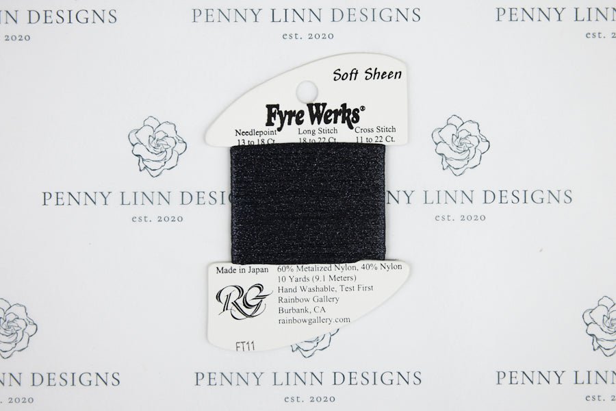 Fyre Werks Soft Sheen FT11 Black - Penny Linn Designs - Rainbow Gallery